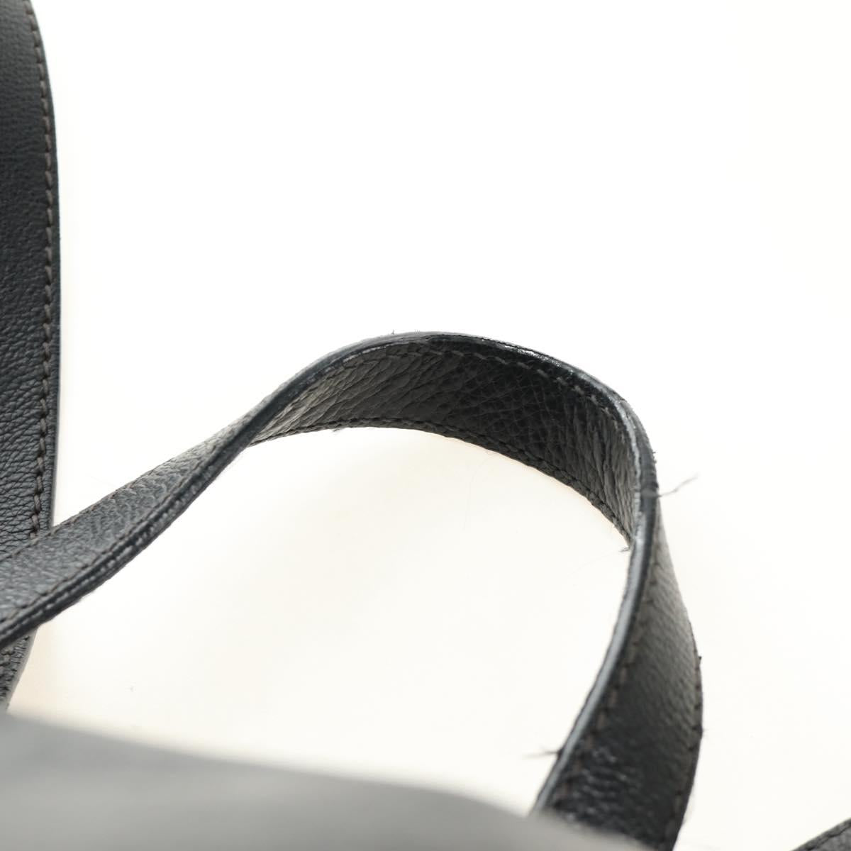 PRADA Backpack Leather Black VZ0053 Auth am11989V