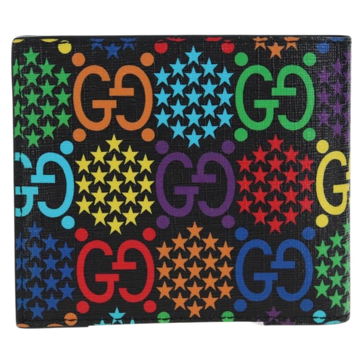 GUCCI GG Psychedelic Wallet PVC Multicolor 601089 Auth am11997M