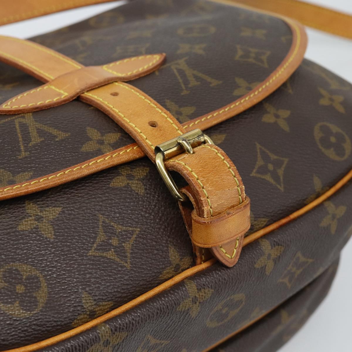 LOUIS VUITTON Monogram Saumur 30 Shoulder Bag M42256 LV Auth am11998A