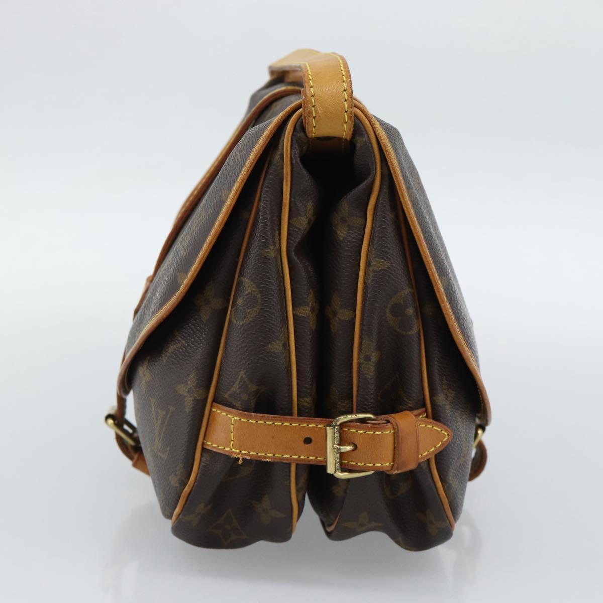LOUIS VUITTON Monogram Saumur 30 Shoulder Bag M42256 LV Auth am11998A