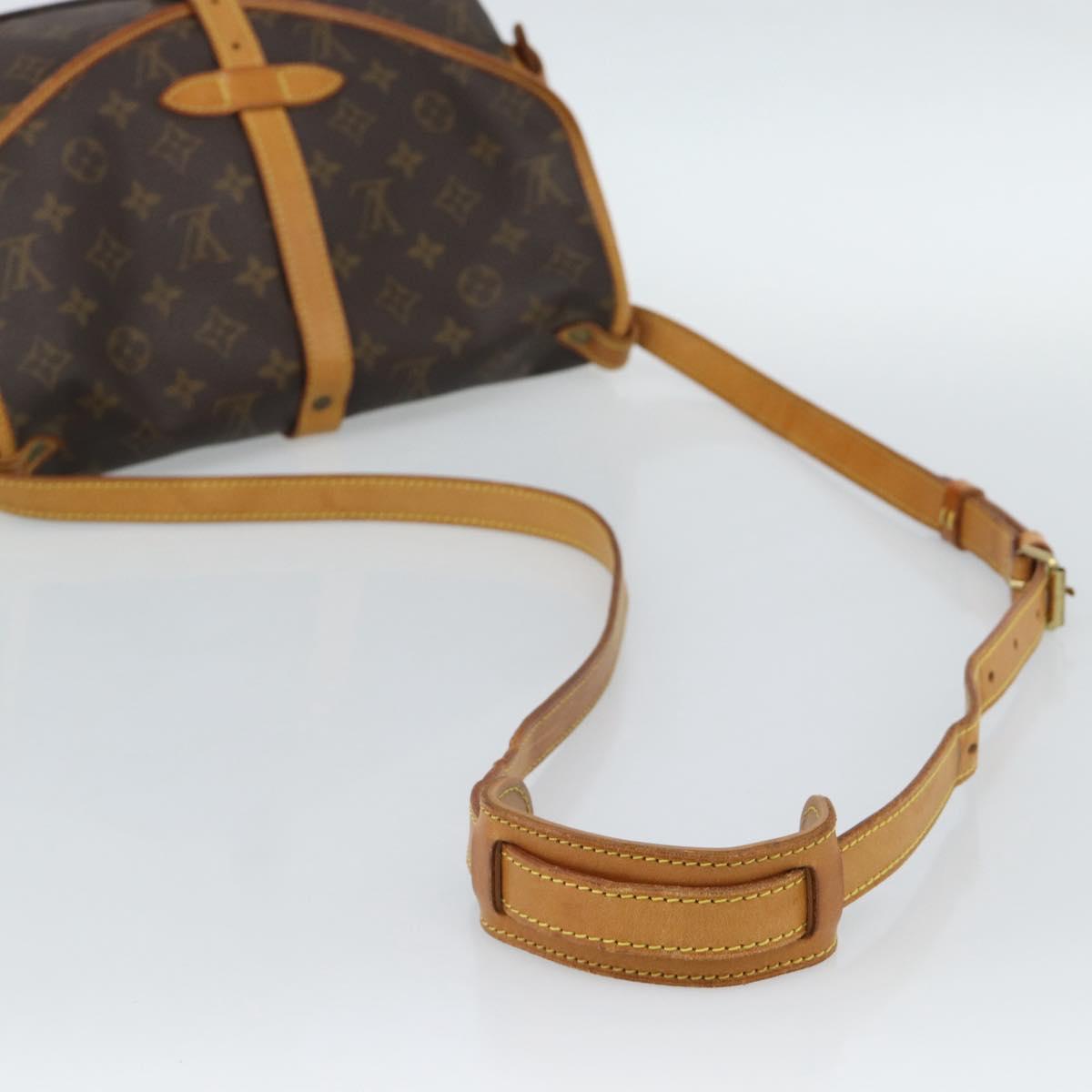 LOUIS VUITTON Monogram Saumur 30 Shoulder Bag M42256 LV Auth am11998A