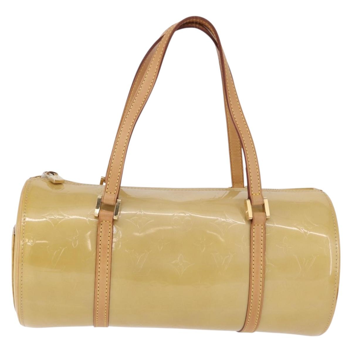 LOUIS VUITTON Monogram Vernis Bedford Hand Bag Beige M91006 LV Auth am12001V
