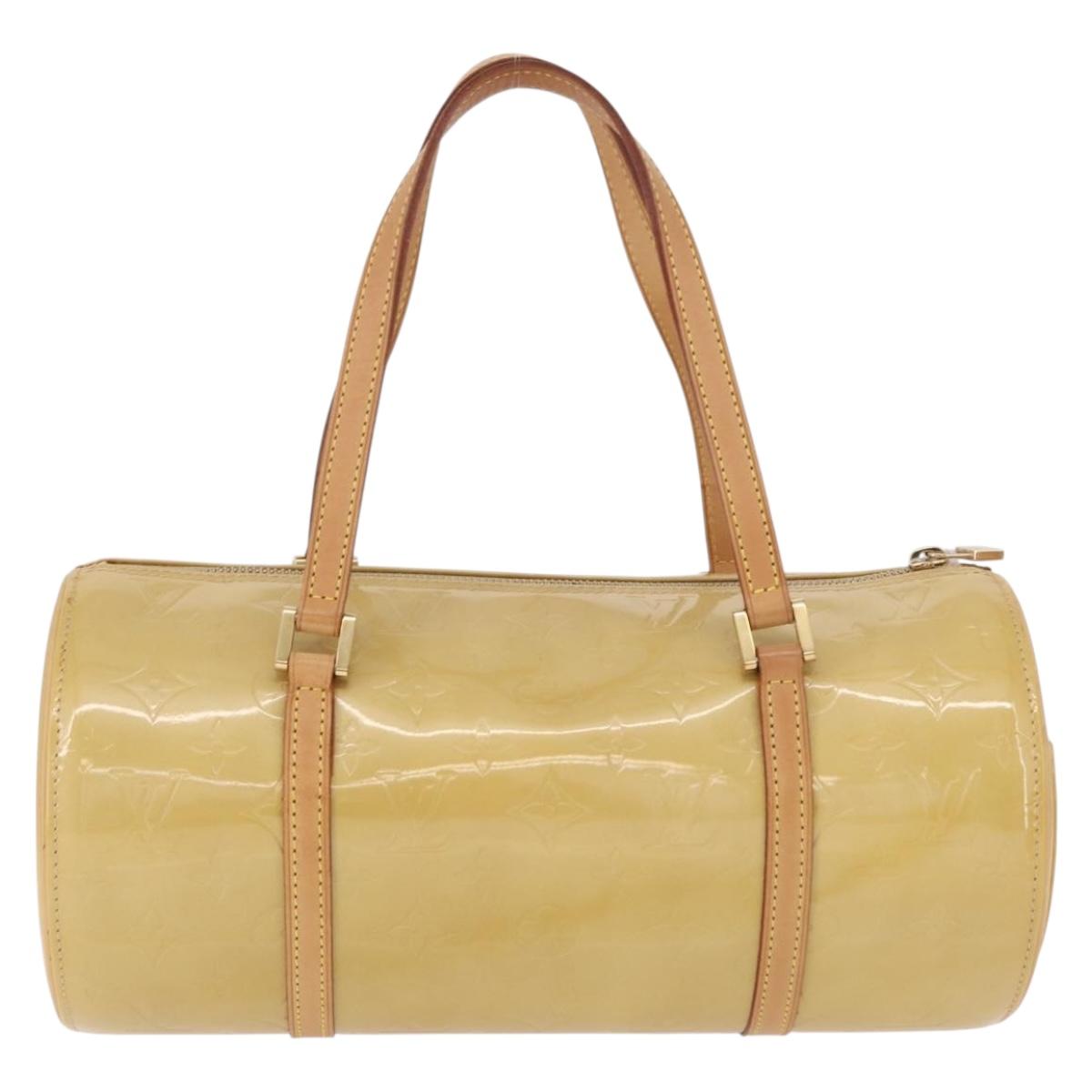 LOUIS VUITTON Monogram Vernis Bedford Hand Bag Beige M91006 LV Auth am12001V