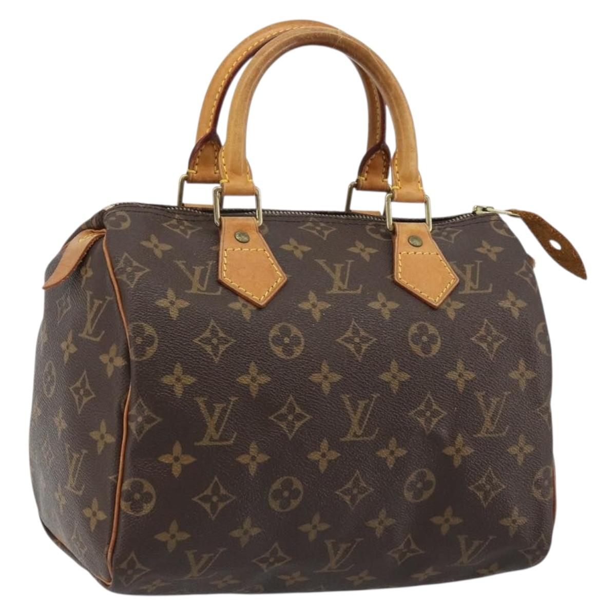 LOUIS VUITTON Monogram Speedy 25 Hand Bag M41528 LV Auth am12008A
