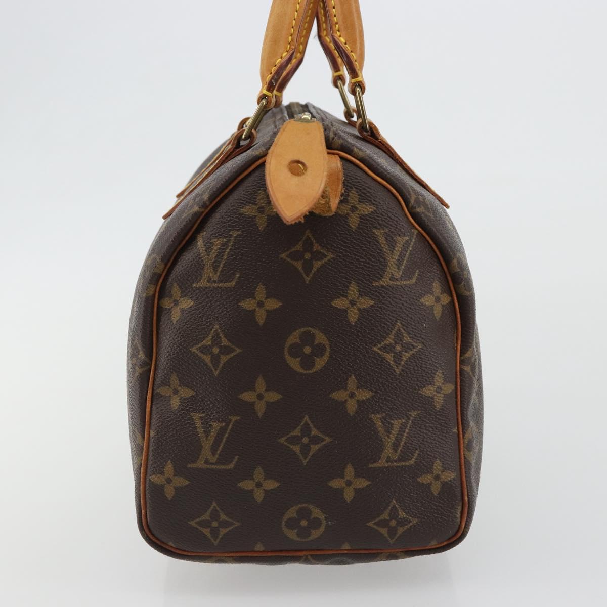 LOUIS VUITTON Monogram Speedy 25 Hand Bag M41528 LV Auth am12008A