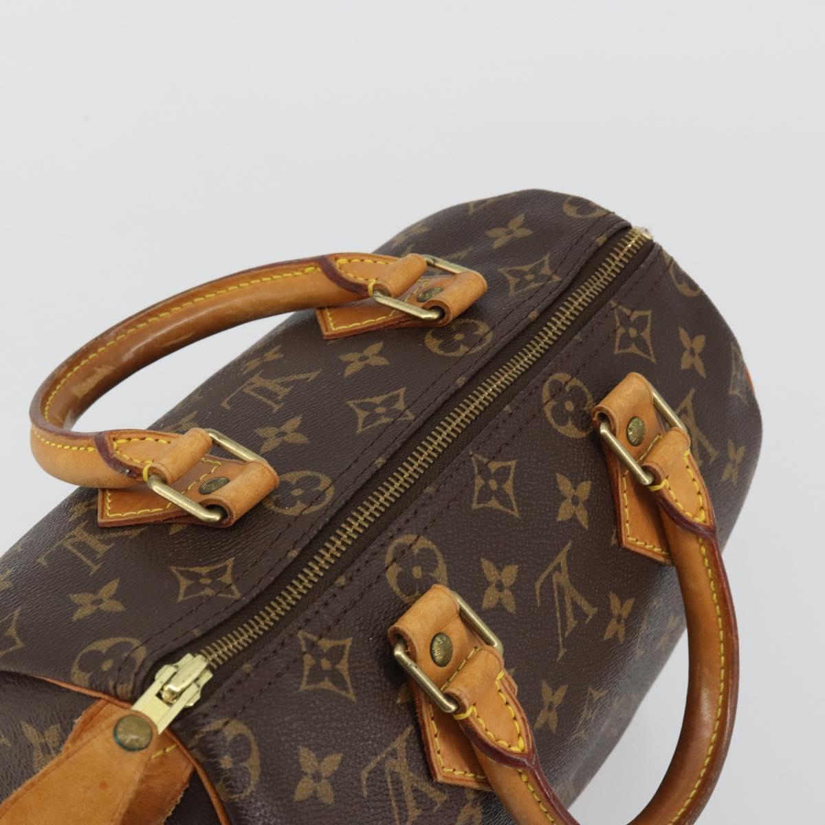 LOUIS VUITTON Monogram Speedy 25 Hand Bag M41528 LV Auth am12008A