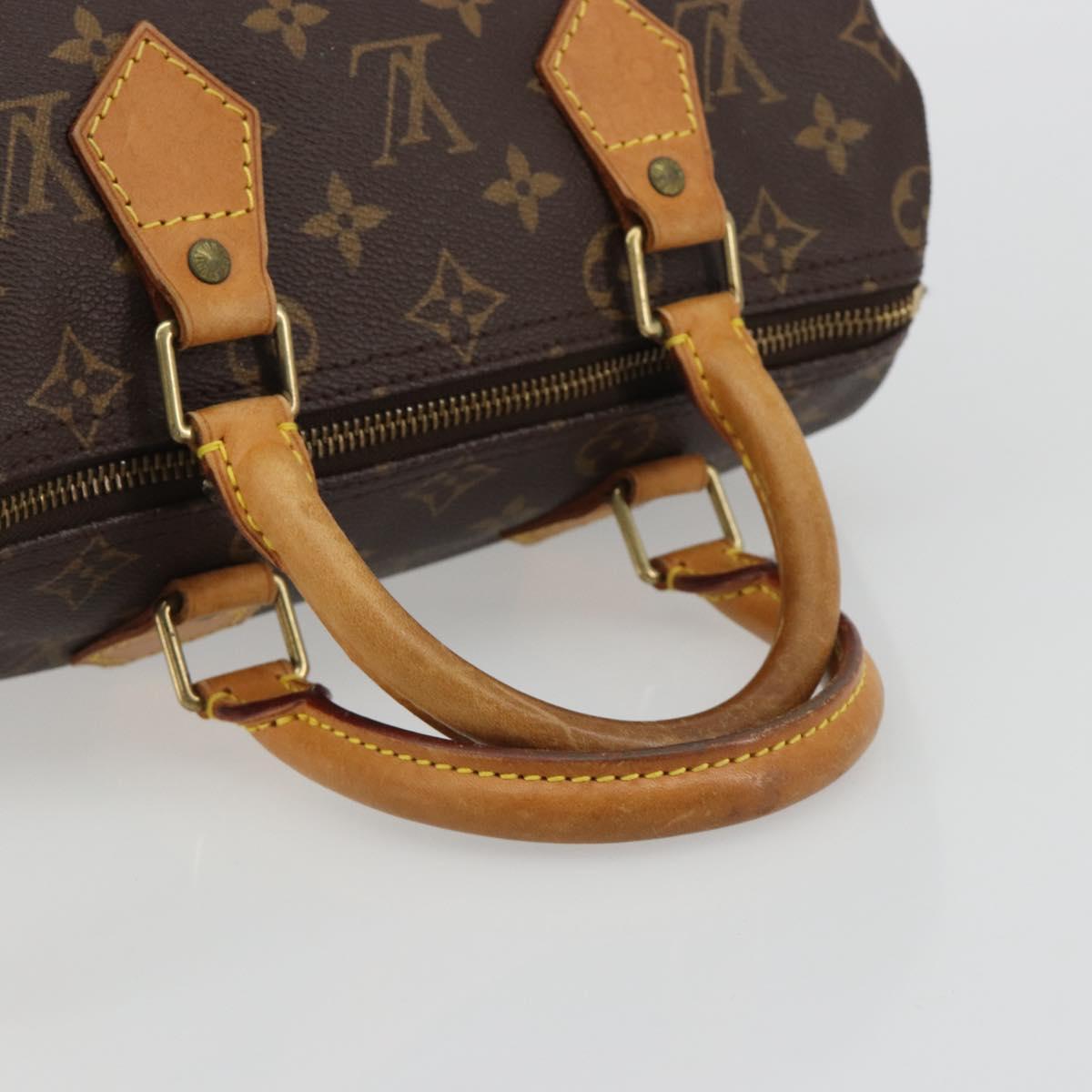 LOUIS VUITTON Monogram Speedy 25 Hand Bag M41528 LV Auth am12008A