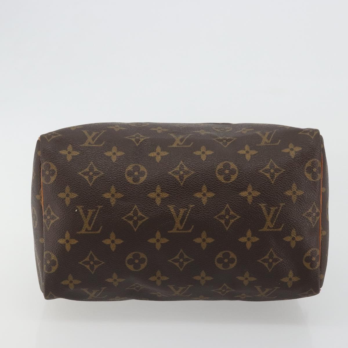 LOUIS VUITTON Monogram Speedy 25 Hand Bag M41528 LV Auth am12008A