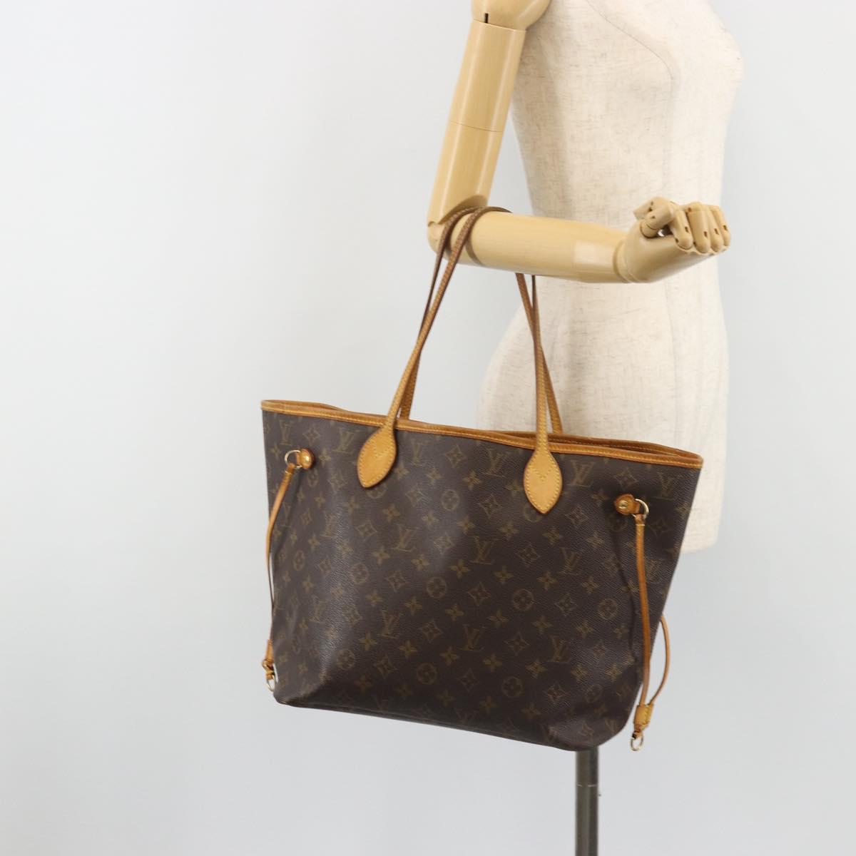 LOUIS VUITTON Monogram Neverfull MM Tote Bag M40156 LV Auth am12011A