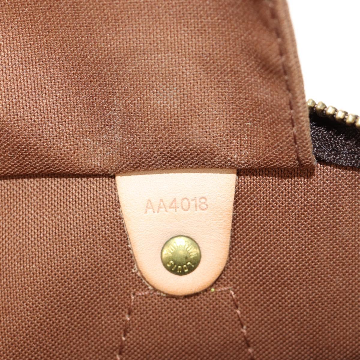 LOUIS VUITTON Monogram Speedy 35 Hand Bag M41524 LV Auth am12014V
