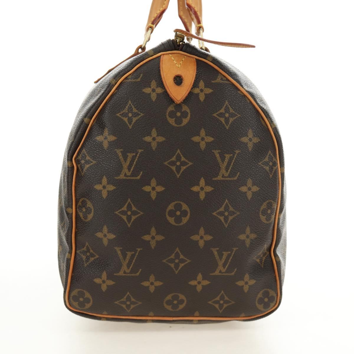 LOUIS VUITTON Monogram Speedy 35 Hand Bag M41524 LV Auth am12014V