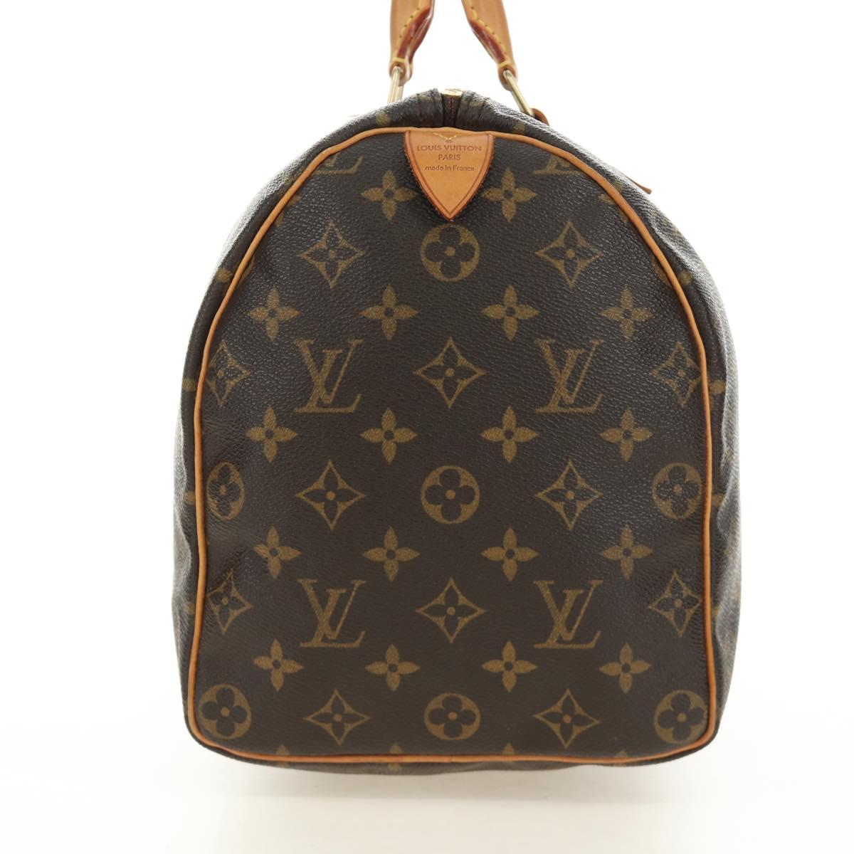 LOUIS VUITTON Monogram Speedy 35 Hand Bag M41524 LV Auth am12014V