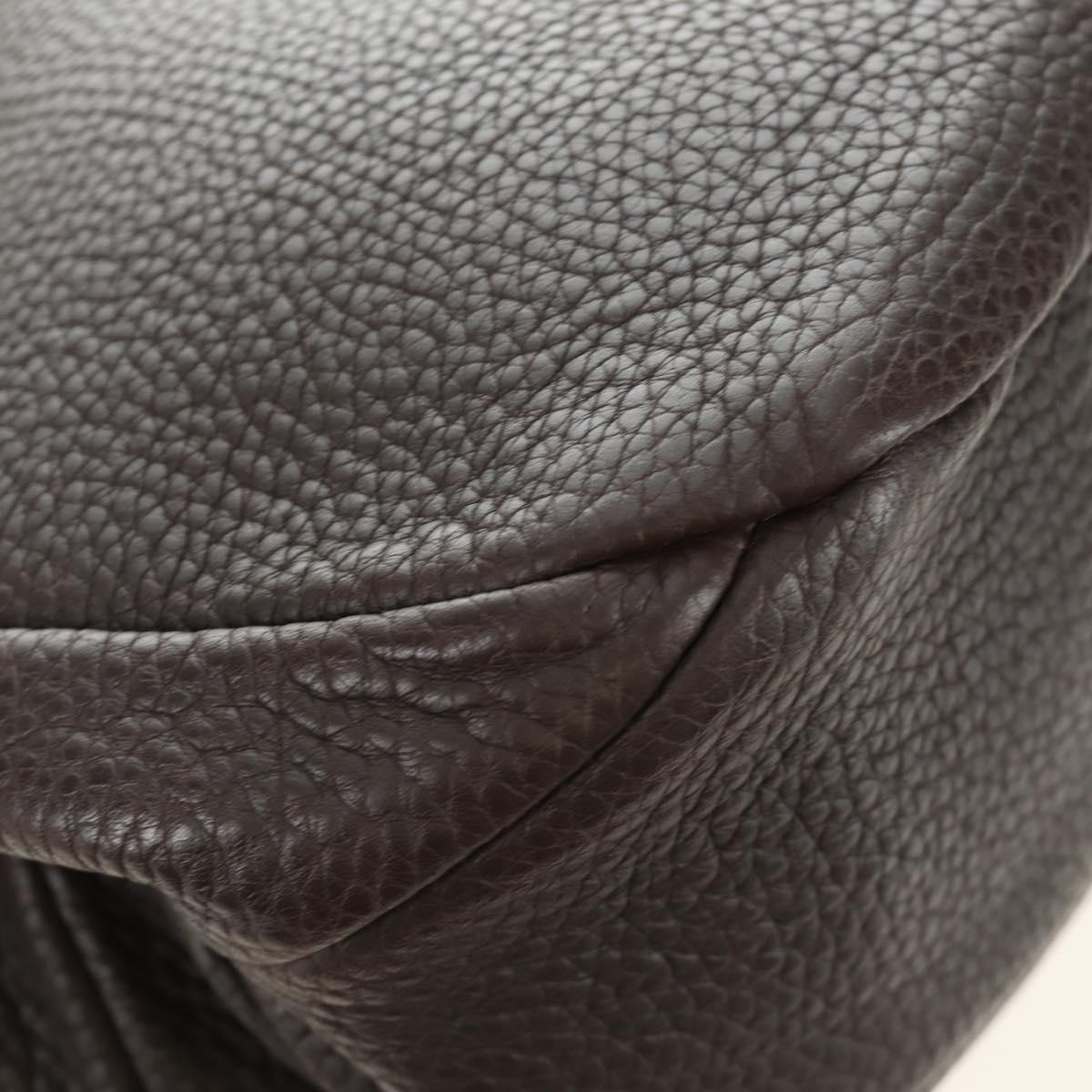 BOTTEGA VENETA Tote Bag Leather Brown Auth am12017V