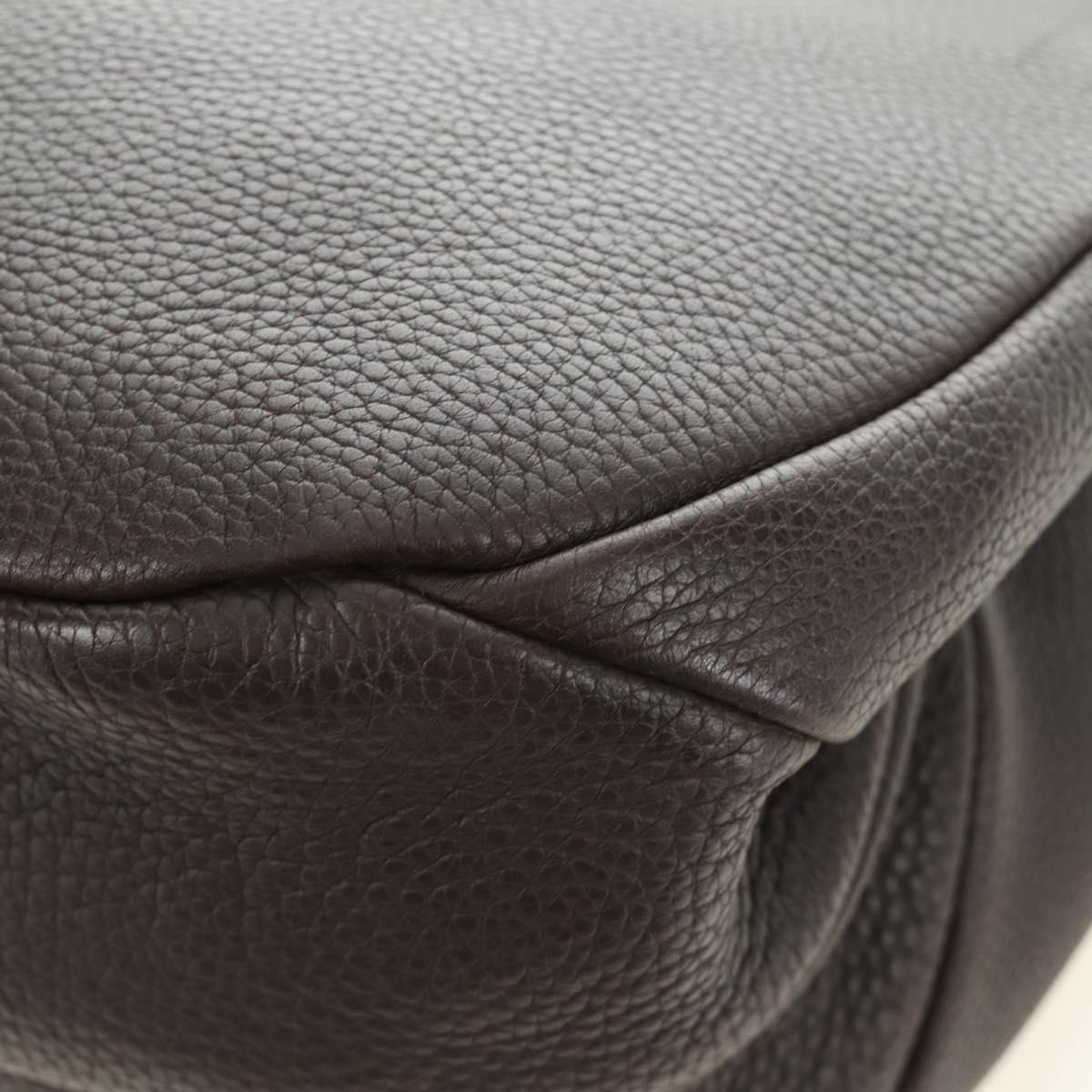 BOTTEGA VENETA Tote Bag Leather Brown Auth am12017V