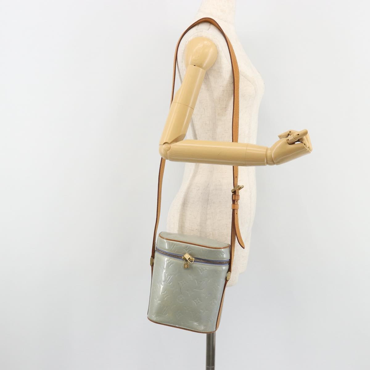 LOUIS VUITTON Monogram Vernis Sullivan Vertical Bag Lavande M91258 Auth am12022A