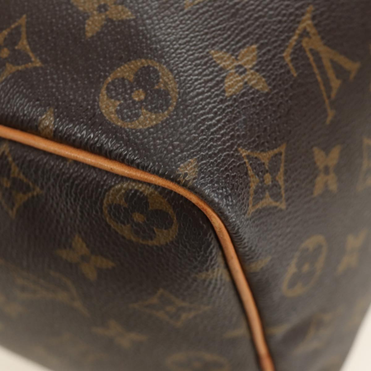 LOUIS VUITTON Monogram Speedy 35 Hand Bag M41524 LV Auth am12023V
