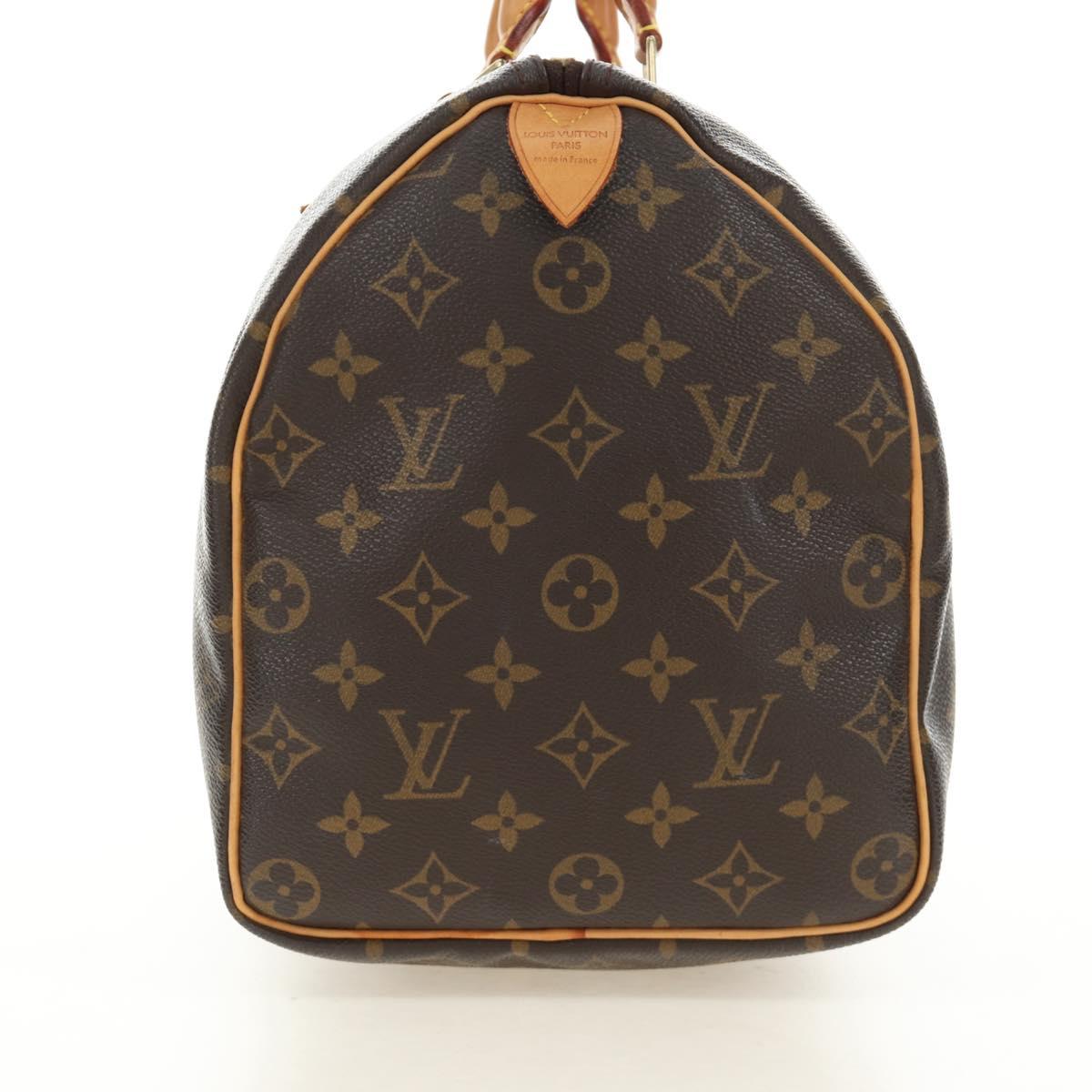 LOUIS VUITTON Monogram Speedy 35 Hand Bag M41524 LV Auth am12023V