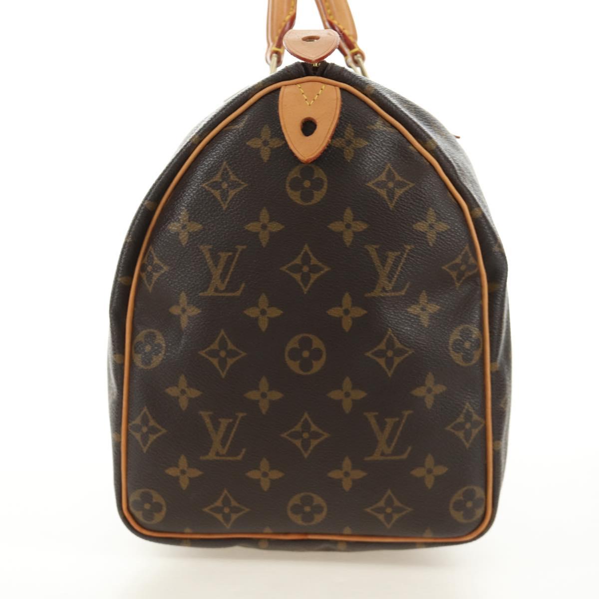 LOUIS VUITTON Monogram Speedy 35 Hand Bag M41524 LV Auth am12023V