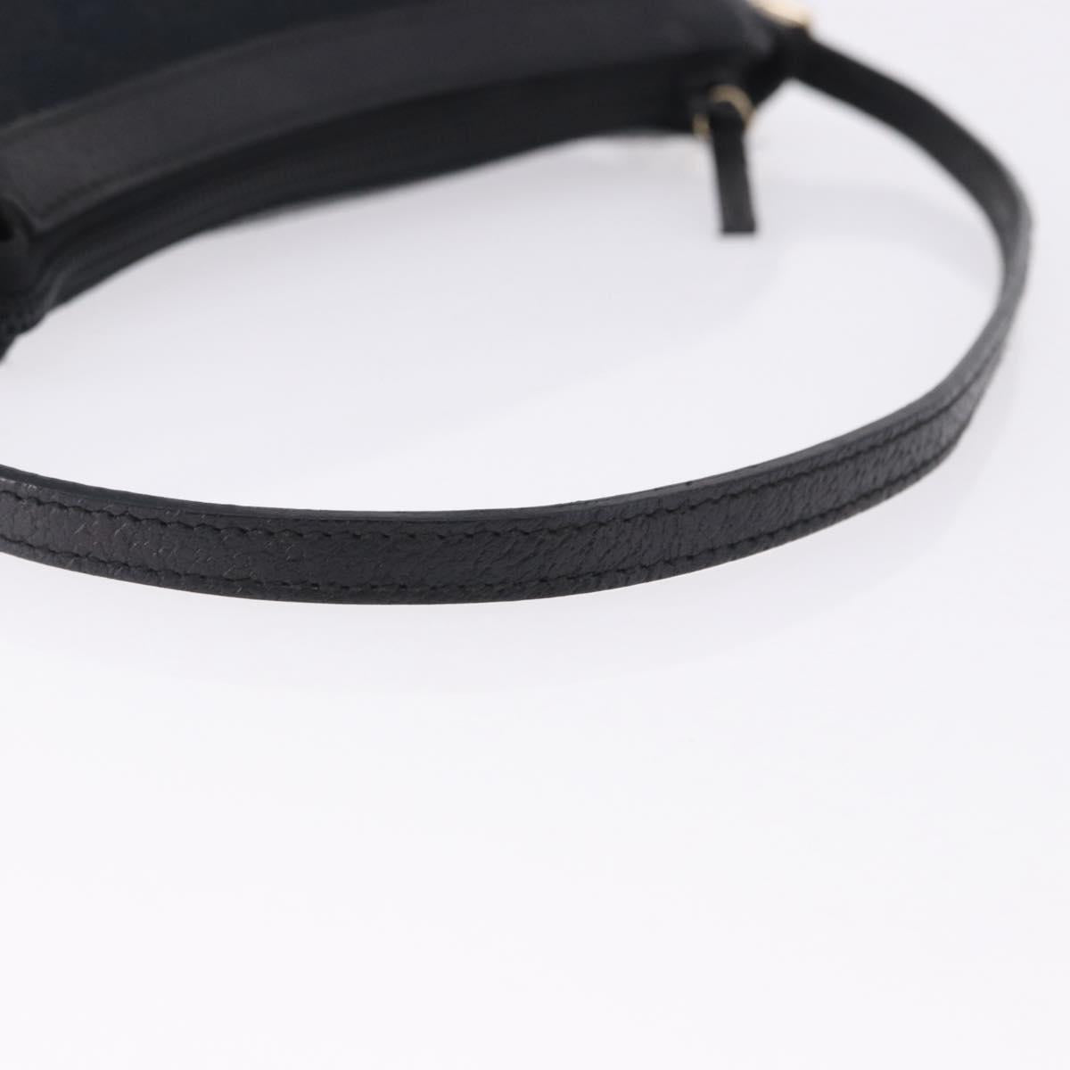 GUCCI GG Canvas Accessory Pouch Black 154432 Auth am12031V