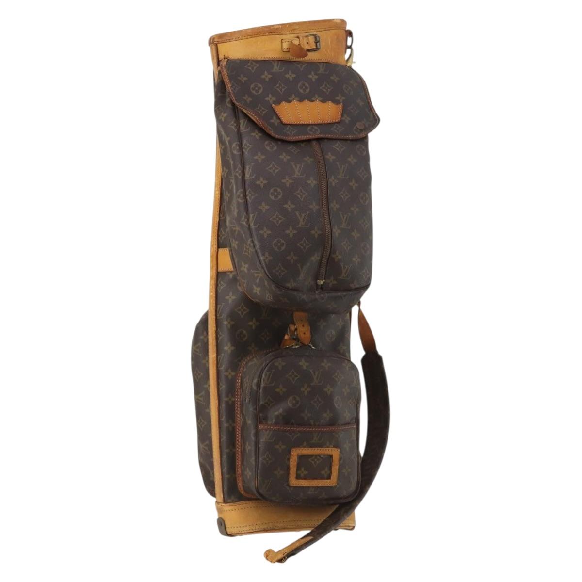 LOUIS VUITTON Monogram Sack Golf Golf Bag LV Auth am12040