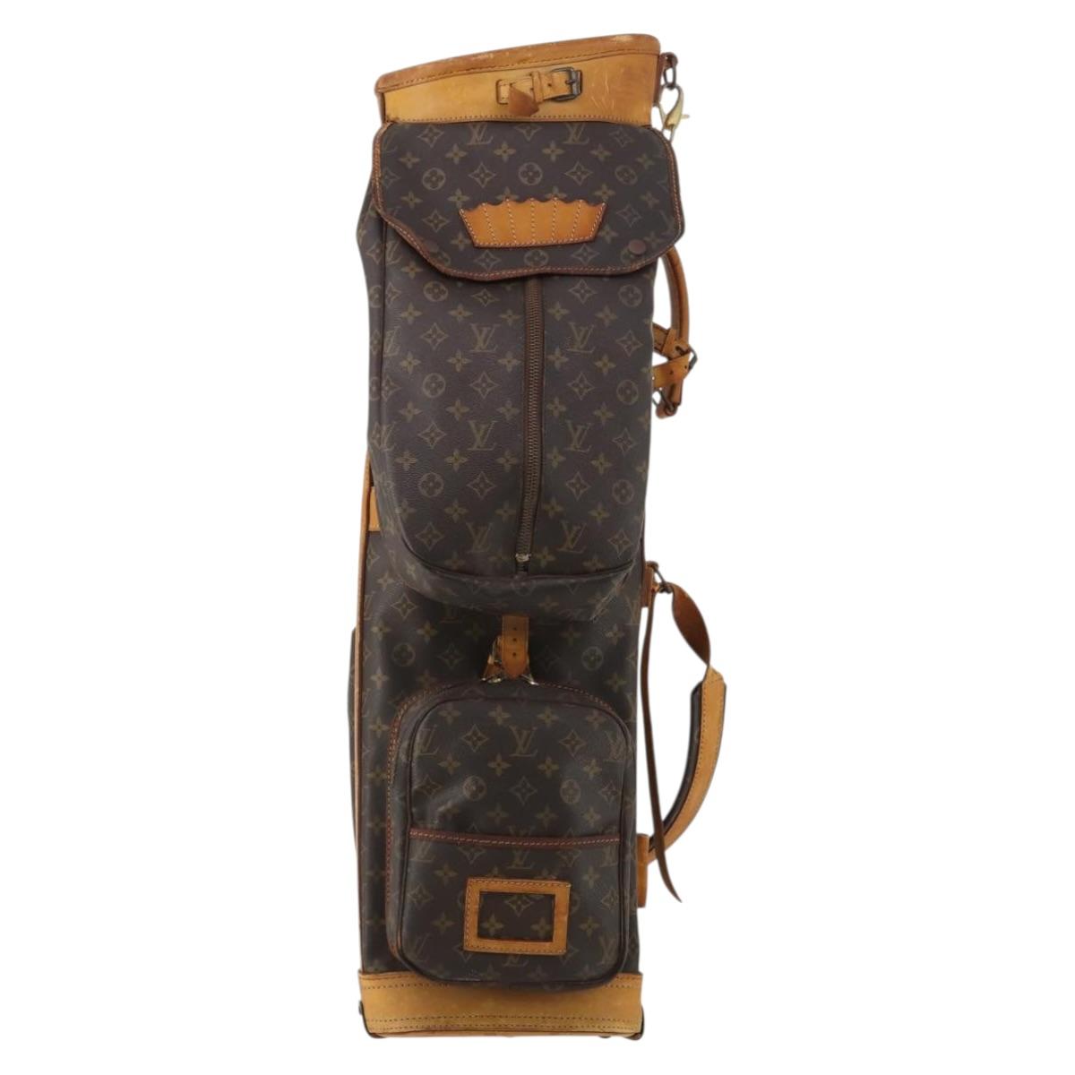 LOUIS VUITTON Monogram Sack Golf Golf Bag LV Auth am12040
