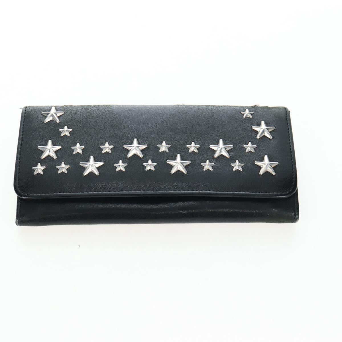Jimmy Choo Fendi Gucci Chanel Wallet Leather Canvas 5 Set Black Auth am12041