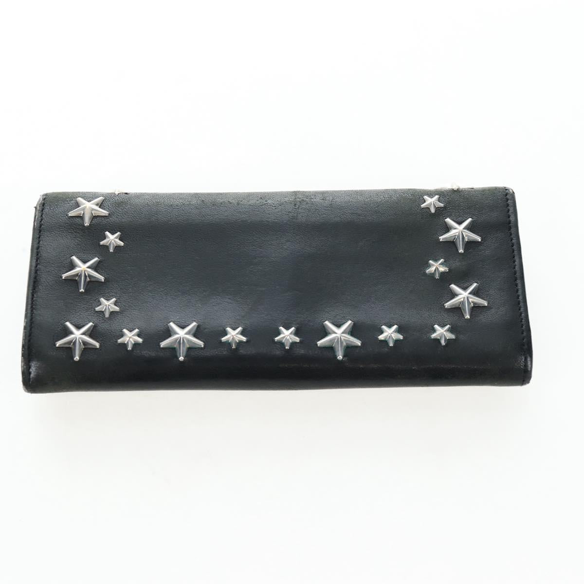 Jimmy Choo Fendi Gucci Chanel Wallet Leather Canvas 5 Set Black Auth am12041