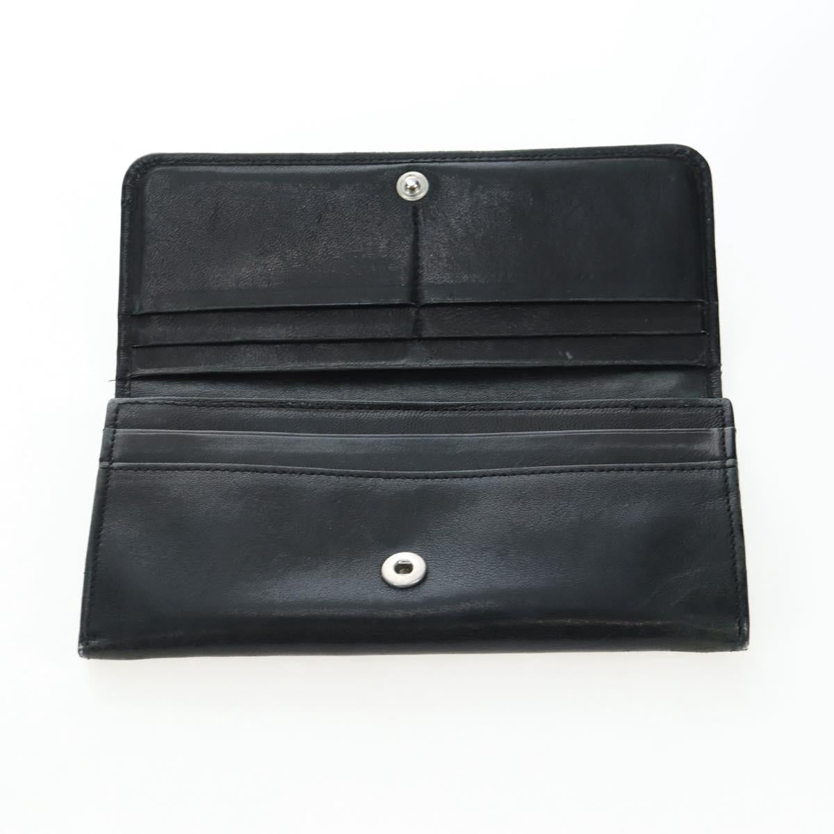 Jimmy Choo Fendi Gucci Chanel Wallet Leather Canvas 5 Set Black Auth am12041