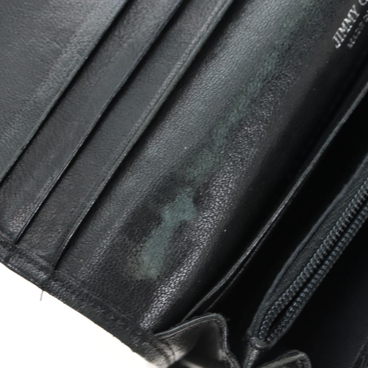 Jimmy Choo Fendi Gucci Chanel Wallet Leather Canvas 5 Set Black Auth am12041