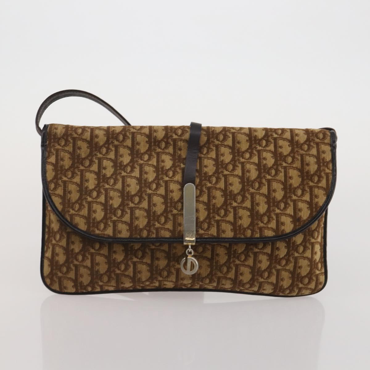 Salvatore Ferragamo PRADA Christian Dior Bag Trotter Canvas 3 Set Auth am12044