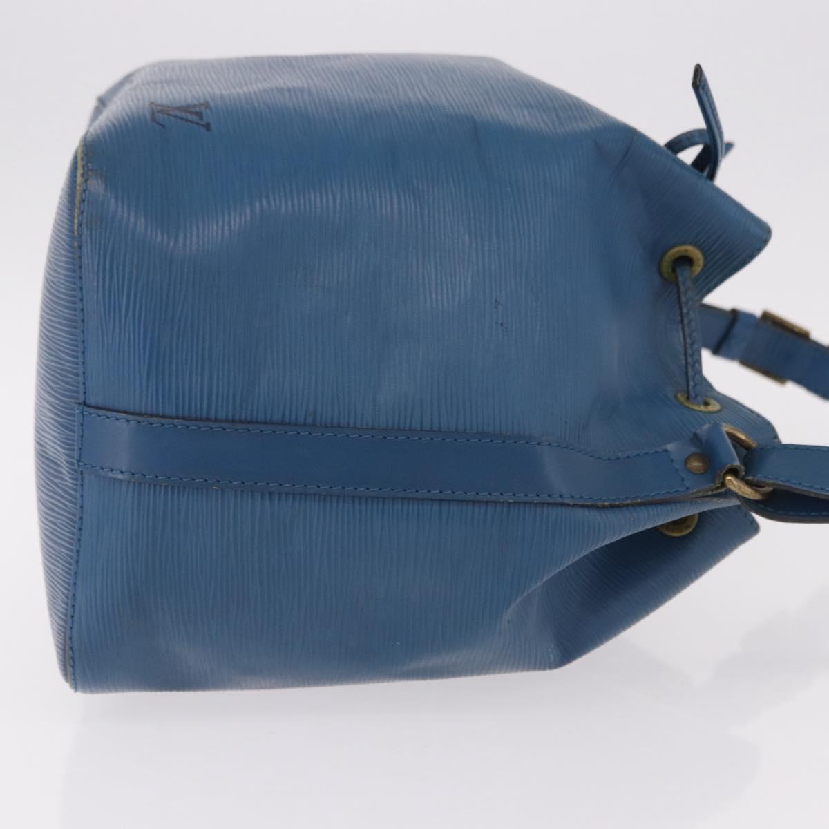 LOUIS VUITTON Epi Petit Noe Shoulder Bag Blue M44105 LV Auth am12049