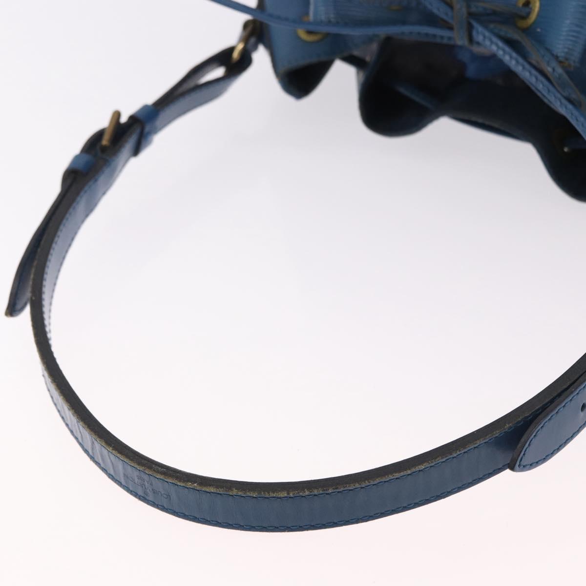 LOUIS VUITTON Epi Petit Noe Shoulder Bag Blue M44105 LV Auth am12049