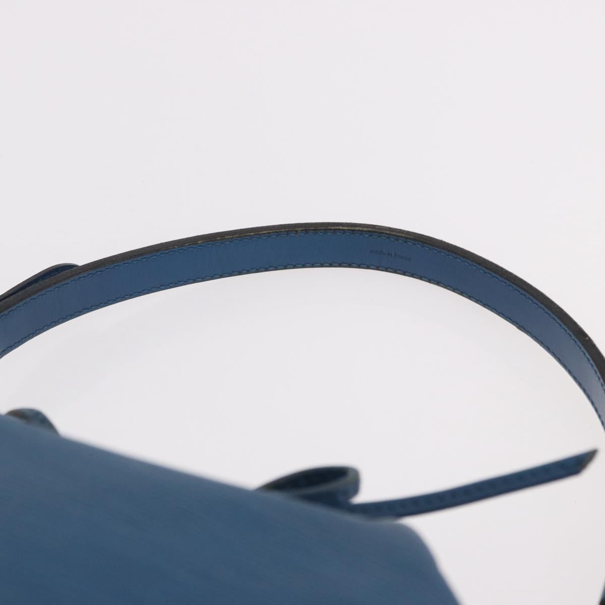 LOUIS VUITTON Epi Petit Noe Shoulder Bag Blue M44105 LV Auth am12049