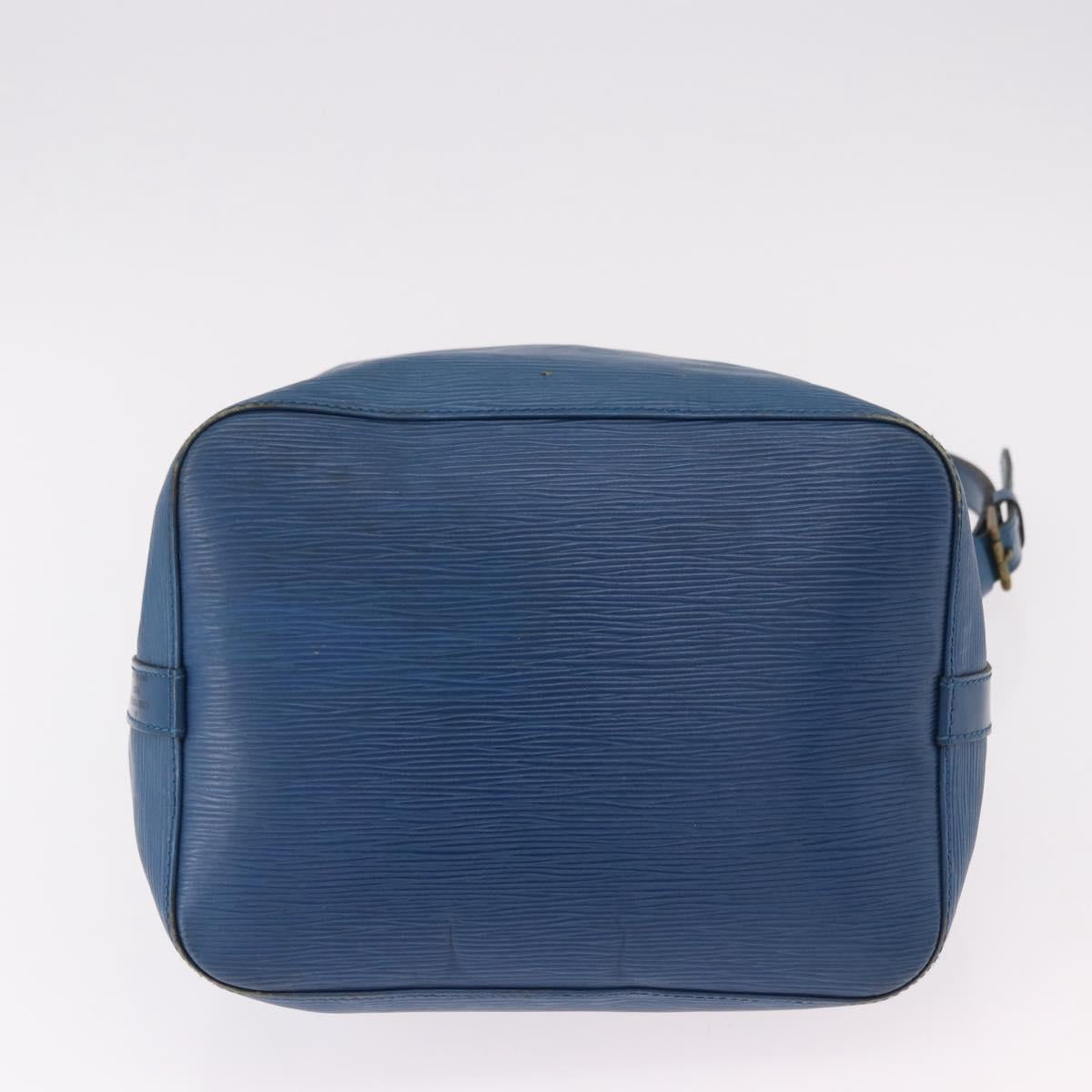 LOUIS VUITTON Epi Petit Noe Shoulder Bag Blue M44105 LV Auth am12049