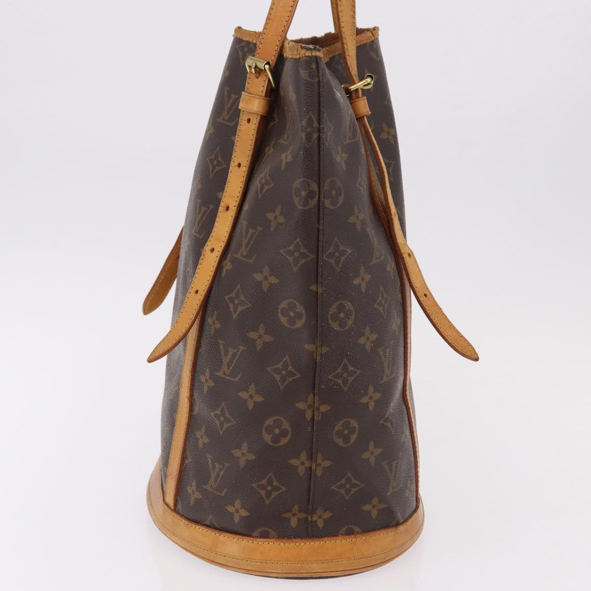 LOUIS VUITTON Monogram Bucket GM Shoulder Bag M42236 LV Auth am12051