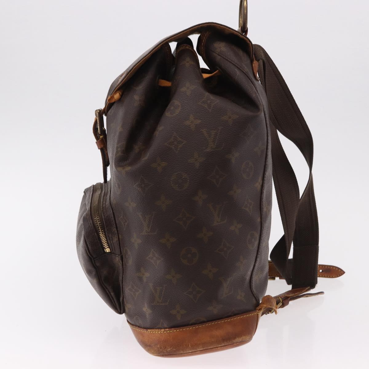 LOUIS VUITTON Monogram Montsouris GM Backpack M51135 LV Auth am12052