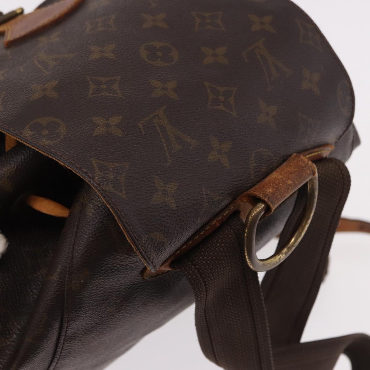 LOUIS VUITTON Monogram Montsouris GM Backpack M51135 LV Auth am12052