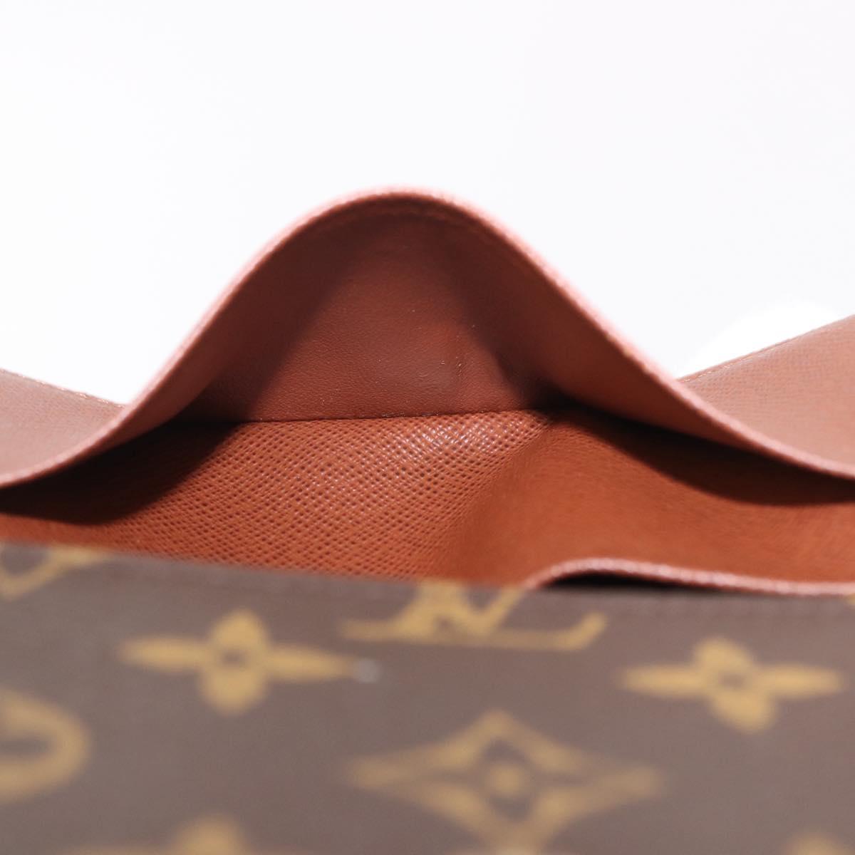 LOUIS VUITTON Monogram Porte Monnaie Billets Tresor Wallet M61730 Auth am12054V