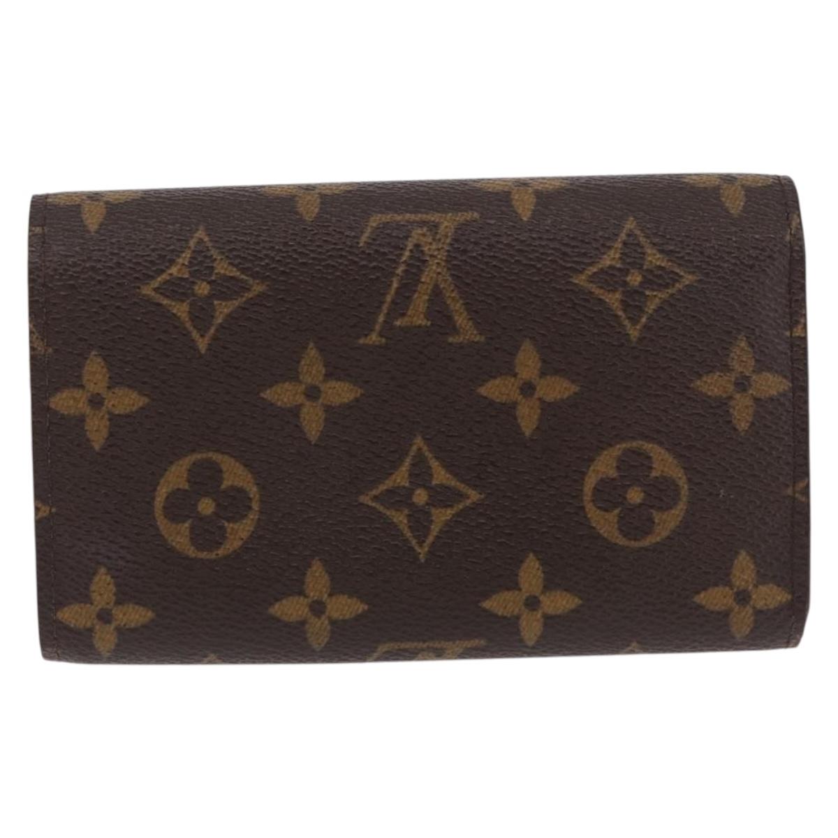 LOUIS VUITTON Monogram Porte Monnaie Billets Tresor Wallet M61730 Auth am12054V