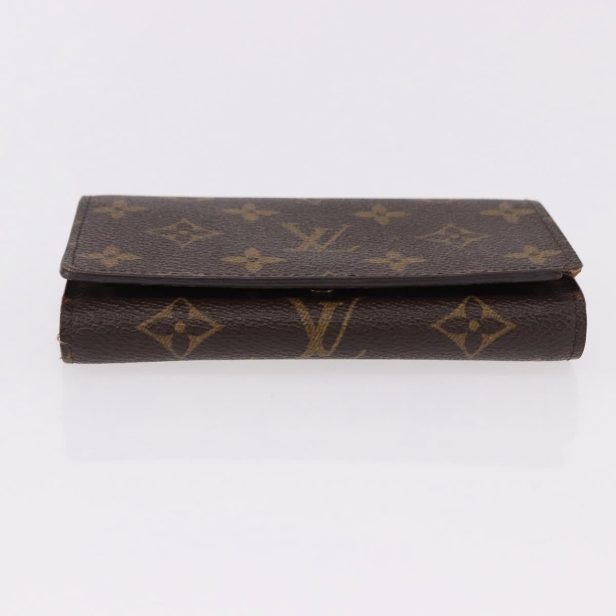 LOUIS VUITTON Monogram Porte Monnaie Billets Tresor Wallet M61730 Auth am12054V