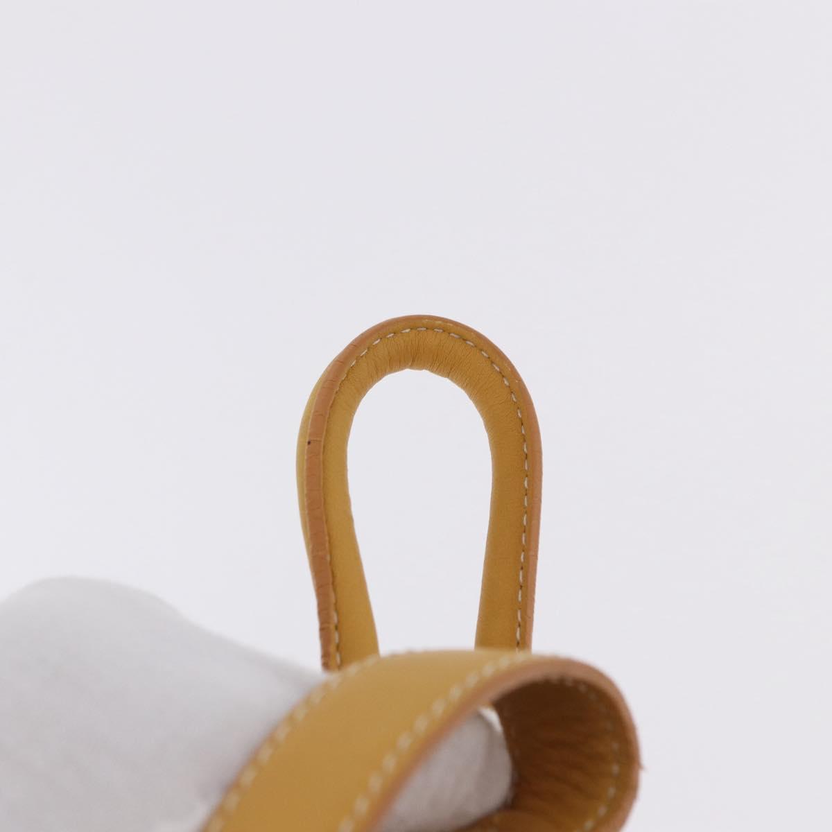 LOEWE Anton Backpack Leather Yellow Gold Auth am12060A