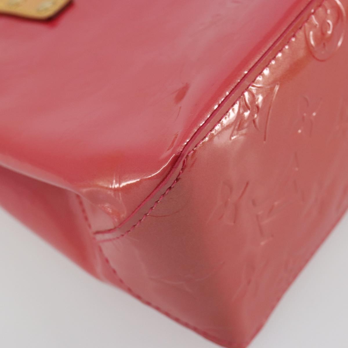 LOUIS VUITTON Monogram Vernis Reade PM Bag Fuchsia Pink M91221 LV Auth am12061V