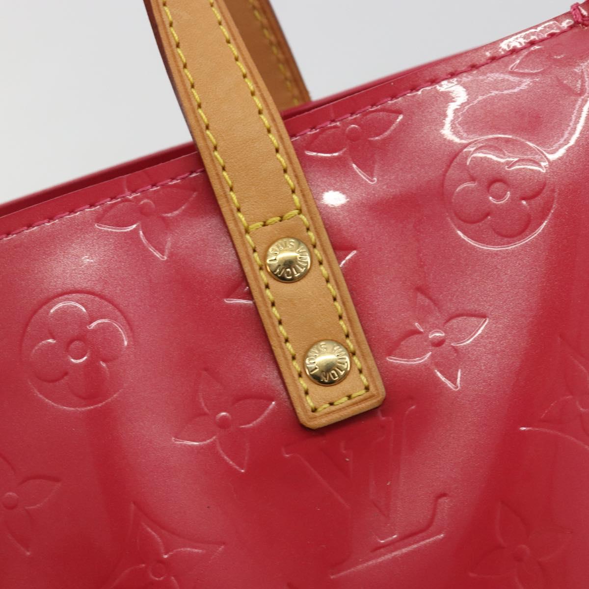 LOUIS VUITTON Monogram Vernis Reade PM Bag Fuchsia Pink M91221 LV Auth am12061V