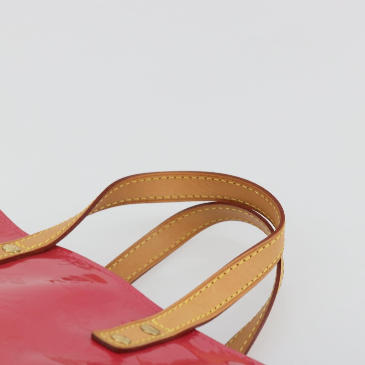 LOUIS VUITTON Monogram Vernis Reade PM Bag Fuchsia Pink M91221 LV Auth am12061V