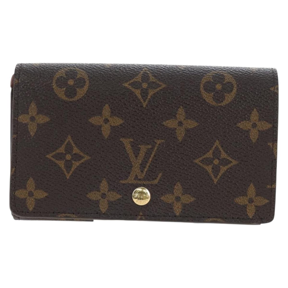 LOUIS VUITTON Monogram Portefeuille Tresol Wallet M61736 LV Auth am12063V