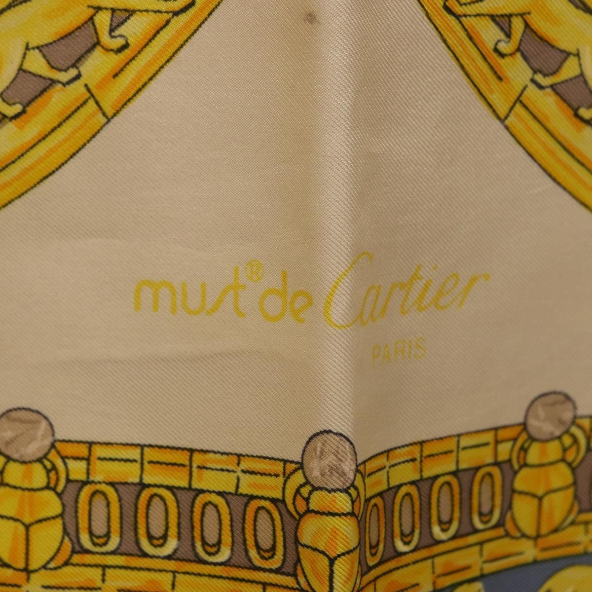 CARTIER Scarf Silk Pink Auth am12074