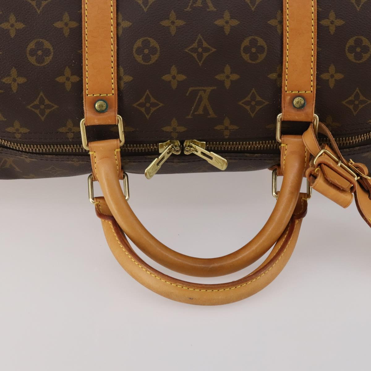 LOUIS VUITTON Monogram Keepall 60 Boston Bag M41422 LV Auth am12081A