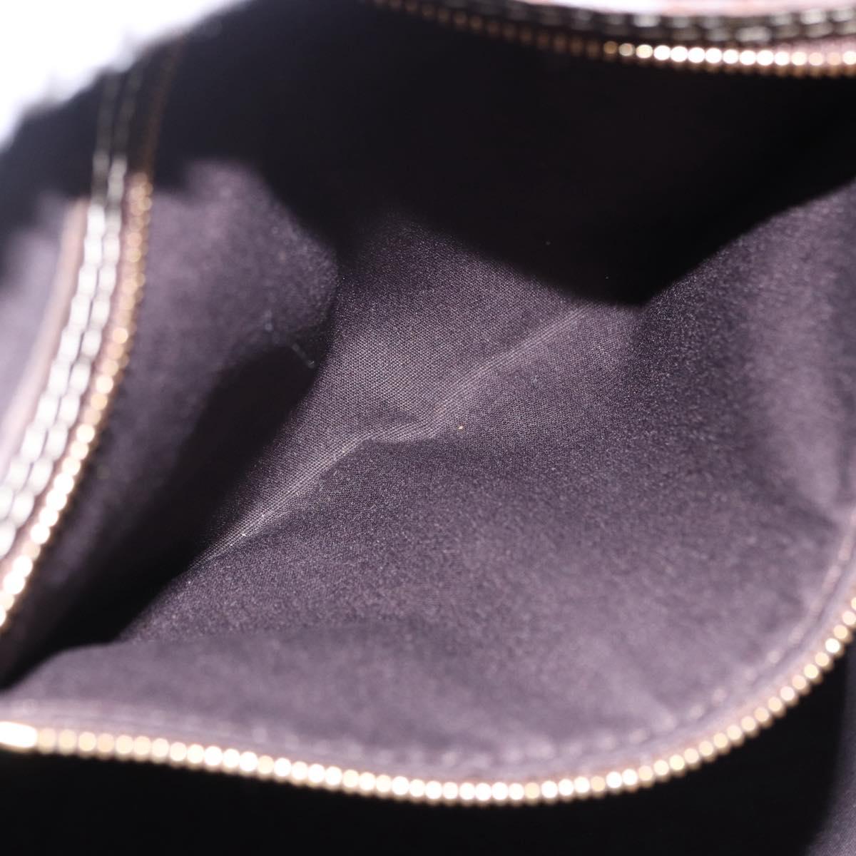 LOUIS VUITTON Monogram Mini Lin Bucket PM Bag Brown M95226 LV Auth am12082V