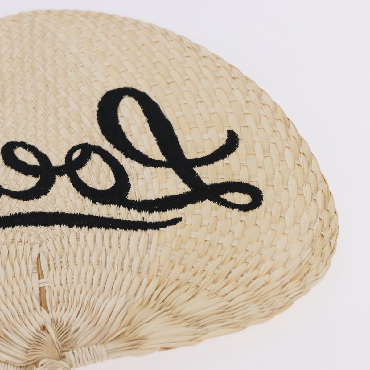 LOEWE Fan Raffia Beige Auth am12083V