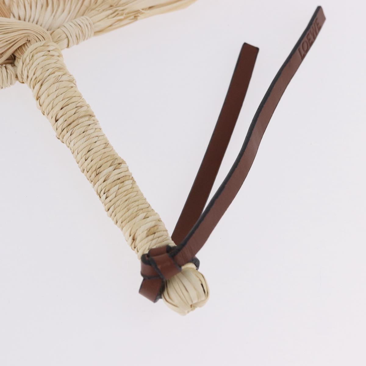 LOEWE Fan Raffia Beige Auth am12083V
